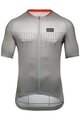 GORE Cyklistický dres s krátkým rukávem - GRID FADE 2.0 - šedá/oranžová