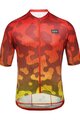 GORE Cyklistický dres s krátkým rukávem - RAIN CAMO - oranžová/žlutá