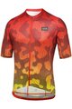 GORE Cyklistický dres s krátkým rukávem - RAIN CAMO - oranžová/žlutá