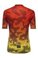 GORE Cyklistický dres s krátkým rukávem - RAIN CAMO WMN - oranžová/žlutá