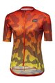 GORE Cyklistický dres s krátkým rukávem - RAIN CAMO WMN - oranžová/žlutá