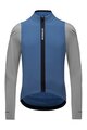 GORE Cyklistický dres s dlouhým rukávem zimní - SPINSHIFT THERMO - modrá/šedá