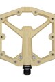 CRANKBROTHERS pedály - STAMP 1 LARGE - béžová