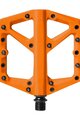 CRANKBROTHERS pedály - STAMP 1 LARGE - oranžová