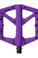 CRANKBROTHERS pedály - STAMP 1 LARGE - fialová