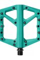 CRANKBROTHERS pedály - STAMP 1 LARGE - tyrkysová