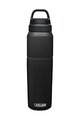 CAMELBAK Cyklistická láhev na vodu - MULTIBEV VACUUM STEINLESS 0,65L/0,5L - černá