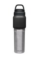 CAMELBAK Cyklistická láhev na vodu - MULTIBEV VACUUM STEINLESS 0,65L/0,5L - černá