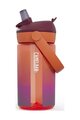 CAMELBAK Cyklistická láhev na vodu - THRIVE FLIP STRAW KIDS 0,4 l - oranžová/vícebarevná