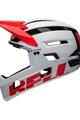 BELL Cyklistická přilba - SUPER AIR R - bílá/červená