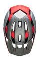 BELL Cyklistická přilba - SUPER AIR R SPHERICAL - šedá/červená