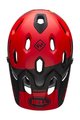 BELL Cyklistická přilba - SUPER DH SPHERICAL - červená/černá