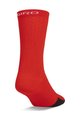 GIRO Cyklistické ponožky klasické - HRC TEAM - červená
