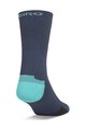 GIRO Cyklistické ponožky klasické - HRC TEAM - modrá/světle modrá