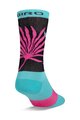 GIRO Cyklistické ponožky klasické - COMP - světle modrá/růžová