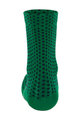 SANTINI Cyklistické ponožky klasické - SFERA - zelená/černá