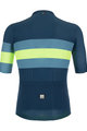 SANTINI Cyklistický dres s krátkým rukávem - ECOSLEEK BENGAL - modrá/světle zelená
