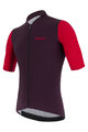 SANTINI Cyklistický dres s krátkým rukávem - REDUX VIGOR - červená/fialová