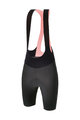 SANTINI Cyklistické kalhoty krátké s laclem - REDUX SPEED - šedá