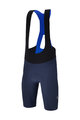 SANTINI Cyklistické kalhoty krátké s laclem - REDUX SPEED - modrá