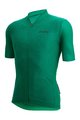 SANTINI Cyklistický dres s krátkým rukávem - COLORE PURO - zelená