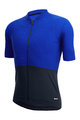 SANTINI Cyklistický dres s krátkým rukávem - COLORE RIGA - modrá