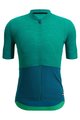 SANTINI Cyklistický dres s krátkým rukávem - COLORE RIGA - zelená