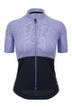 SANTINI Cyklistický dres s krátkým rukávem - COLORE RIGA - fialová/modrá