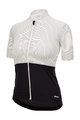 SANTINI Cyklistický dres s krátkým rukávem - COLORE RIGA - bílá/černá