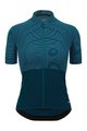 SANTINI Cyklistický dres s krátkým rukávem - COLORE RIGA - modrá