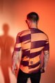 SANTINI Cyklistický dres s krátkým rukávem - FURIA SMART - oranžová/bordó
