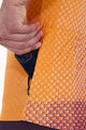 SANTINI Cyklistický dres s krátkým rukávem - PAWS FORMA - oranžová/bordó