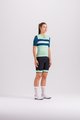 SANTINI Cyklistický dres s krátkým rukávem - ECO SLEEK NEW BENGAL - světle zelená/zelená
