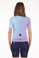 SANTINI Cyklistický dres s krátkým rukávem - PAWS FORMA - růžová/fialová