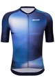 SANTINI Cyklistický dres s krátkým rukávem - OMBRA - modrá