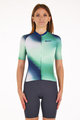 SANTINI Cyklistický dres s krátkým rukávem - OMBRA - zelená