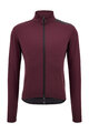 SANTINI Cyklistická zateplená bunda - ADAPT MULTI - bordó