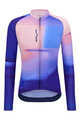 SANTINI Cyklistický dres s dlouhým rukávem letní - LUCE - modrá