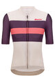 SANTINI Cyklistický dres s krátkým rukávem - BENGAL - bílá/fialová/růžová