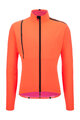 SANTINI Cyklistická zateplená bunda - VEGA - růžová