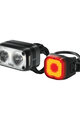 KNOG set světel - BLINDER ROAD 400 & MINI REAR - černá