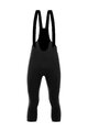 SANTINI Cyklistické kalhoty 3/4 s laclem - KICK OFF - černá