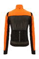 SANTINI Cyklistická větruodolná bunda - REDUX LITE  - oranžová/černá