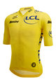 SANTINI Cyklistický dres s krátkým rukávem - TOUR DE FRANCE LEADER 2023 - žlutá