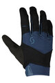 SCOTT Cyklistické rukavice dlouhoprsté - ENDURO - modrá/černá