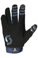 SCOTT Cyklistické rukavice dlouhoprsté - ENDURO - modrá/černá