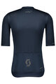 SCOTT Cyklistický dres s krátkým rukávem - PREMIUM - modrá