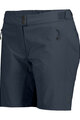 SCOTT Cyklistické kalhoty krátké bez laclu - ENDURANCE LS/FIT W/PAD W - modrá/šedá