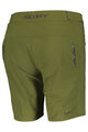SCOTT Cyklistické kalhoty krátké bez laclu - ENDURANCE LS/FIT W/PAD - zelená