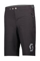 SCOTT Cyklistické kalhoty krátké bez laclu - TRAIL 10 LS/FIT W/PAD JR - černá